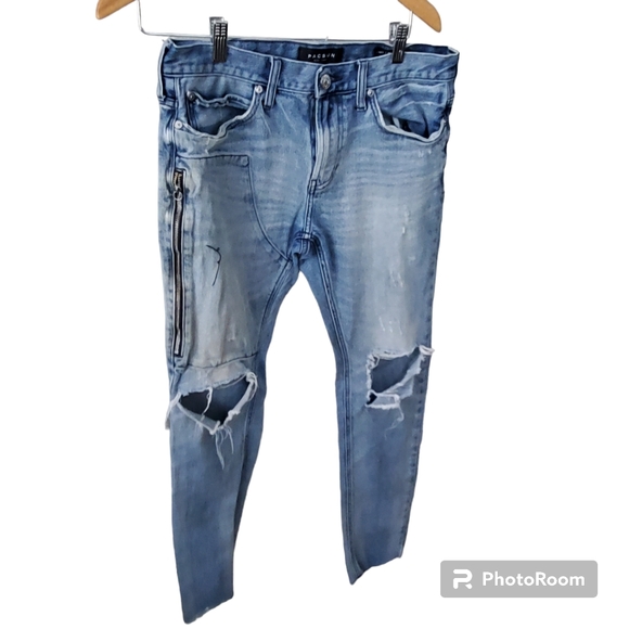 Pacsun distressed skinny jeans - Picture 2 of 9